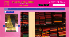 Desktop Screenshot of komathisilks.com